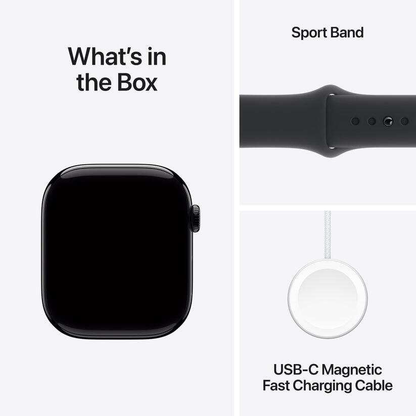 Apple Watch Series 10 – 46mm Jet Black (AI Black SB) | (Refurbished)Pre-Owned | Excellent Condition - Image 3