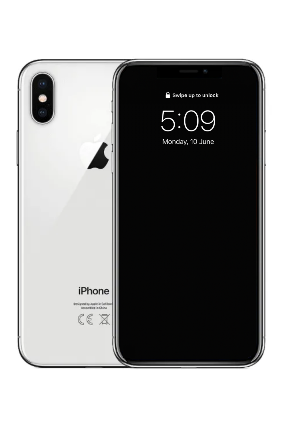 iPhone X 256gb Silver Very Good Pre-Owned