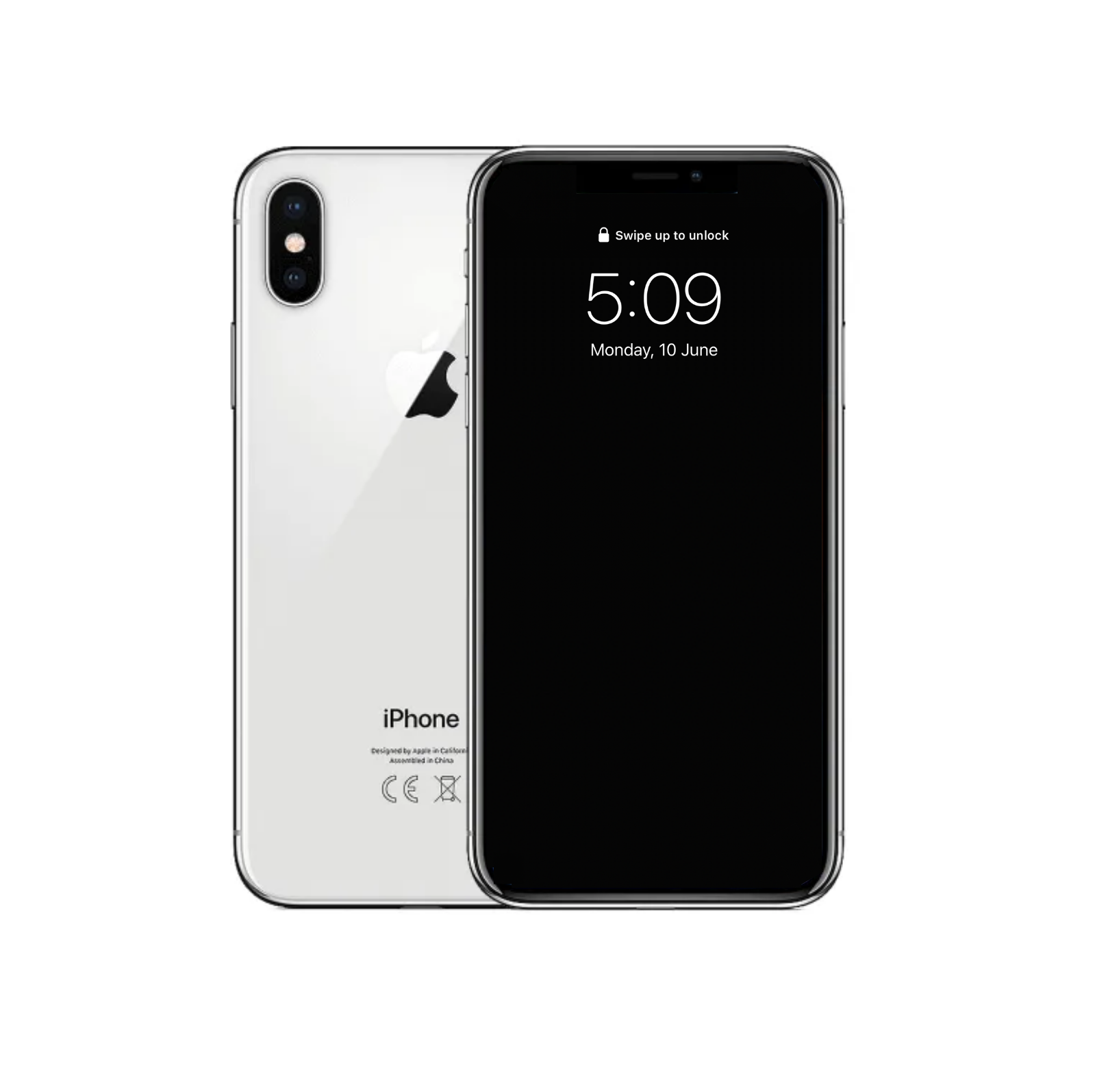 iPhone X 256gb Silver Very Good Pre-Owned