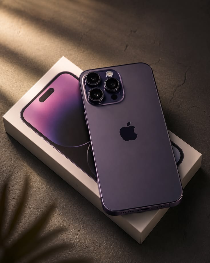 iPhone 14 Pro128GB Deep Purple Good Used - Image 4