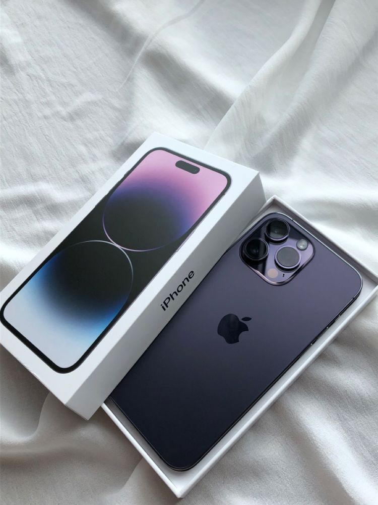 iPhone 14 Pro128GB Deep Purple Good Used - Image 3