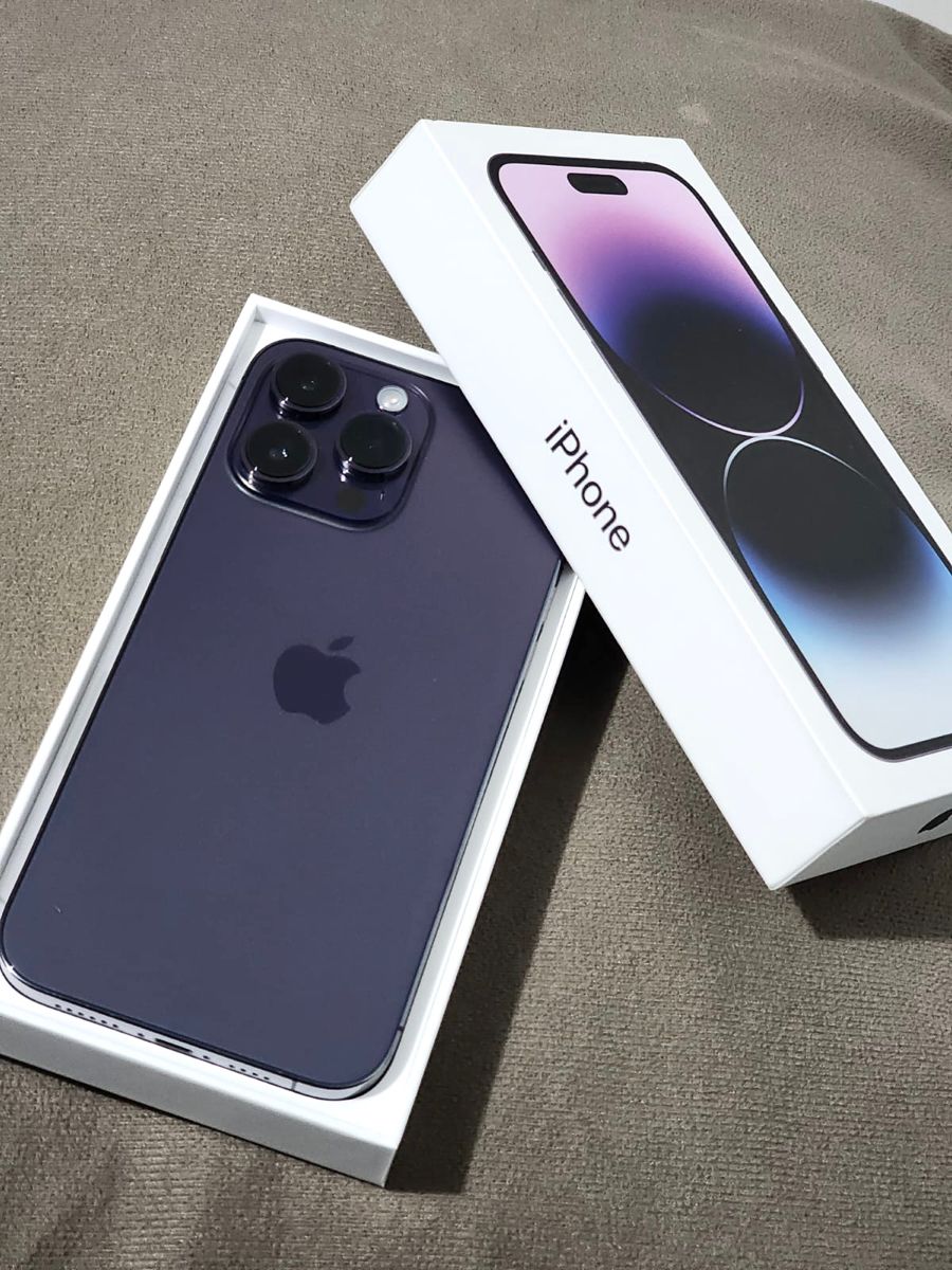 iPhone 14 Pro128GB Deep Purple Good Used - Image 2