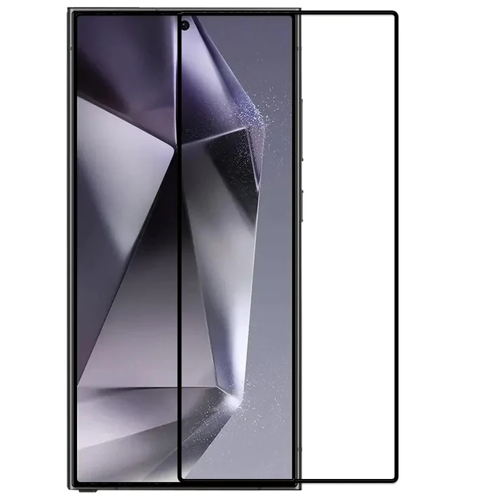 5D Full Cover 9H Curved Tempered Glass for Samsung Galaxy S25 – Black
