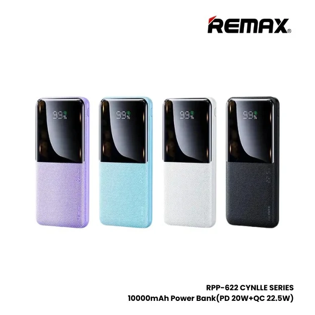 REMAX Cynlle Series PD 20W + QC 22.5W Fast Charging Power Bank 10000mAh RPP-622 - Image 3