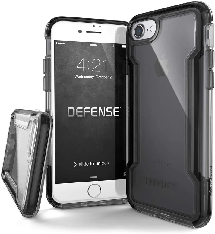 X-Doria Defense 6 Feet Drop Tested Case for iPhone 14 Pro Max – Smoke