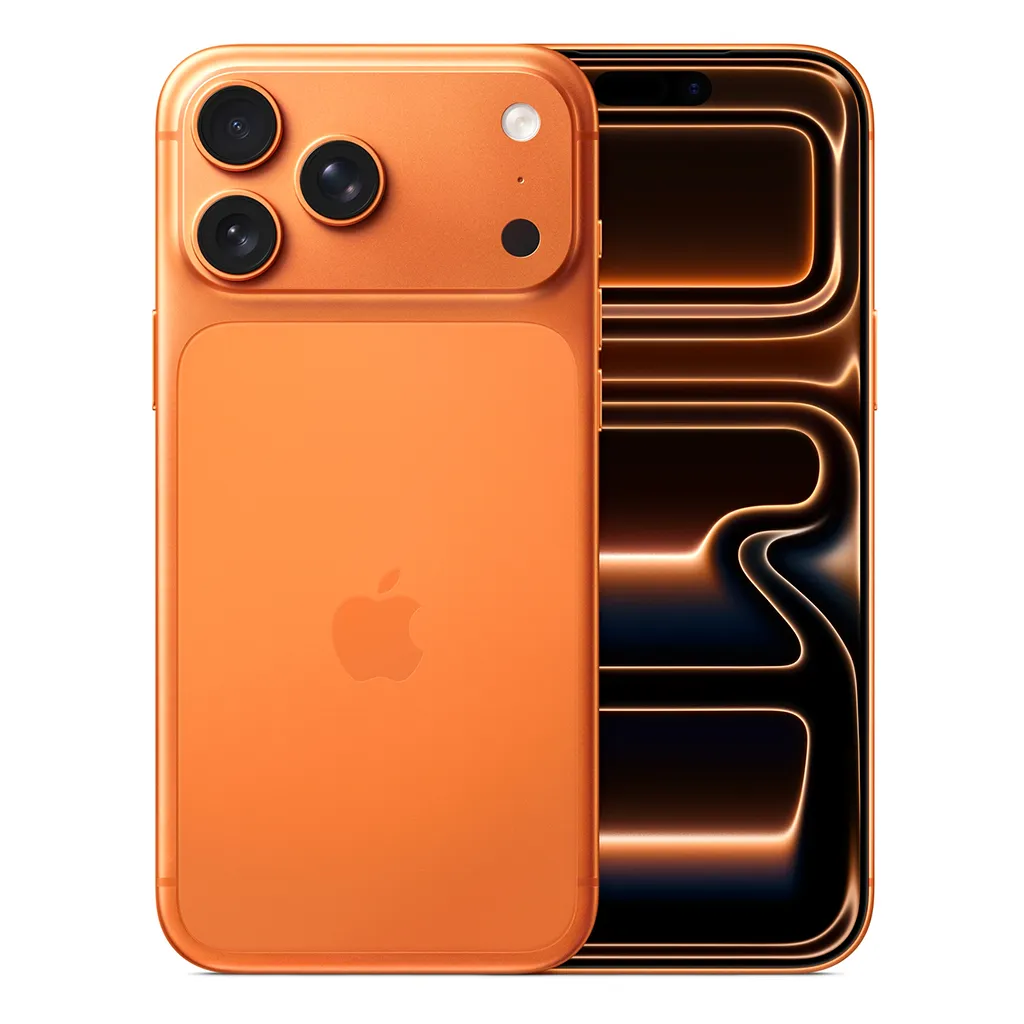 Pre-owned iPhone 17 Pro Max, 256GB, Cosmic Orange, in Excellent Grade. Tested by our team and ready to go at Techlord, 299 Cameron Road, Tauranga.